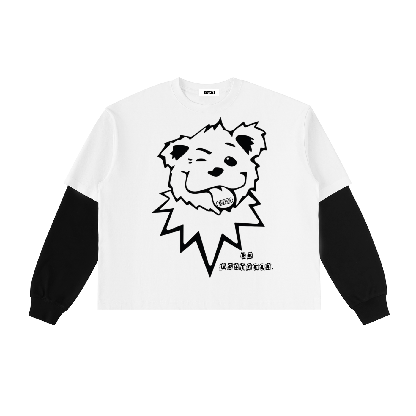 PAPE “Be Grateful” Long Sleeve Shirt